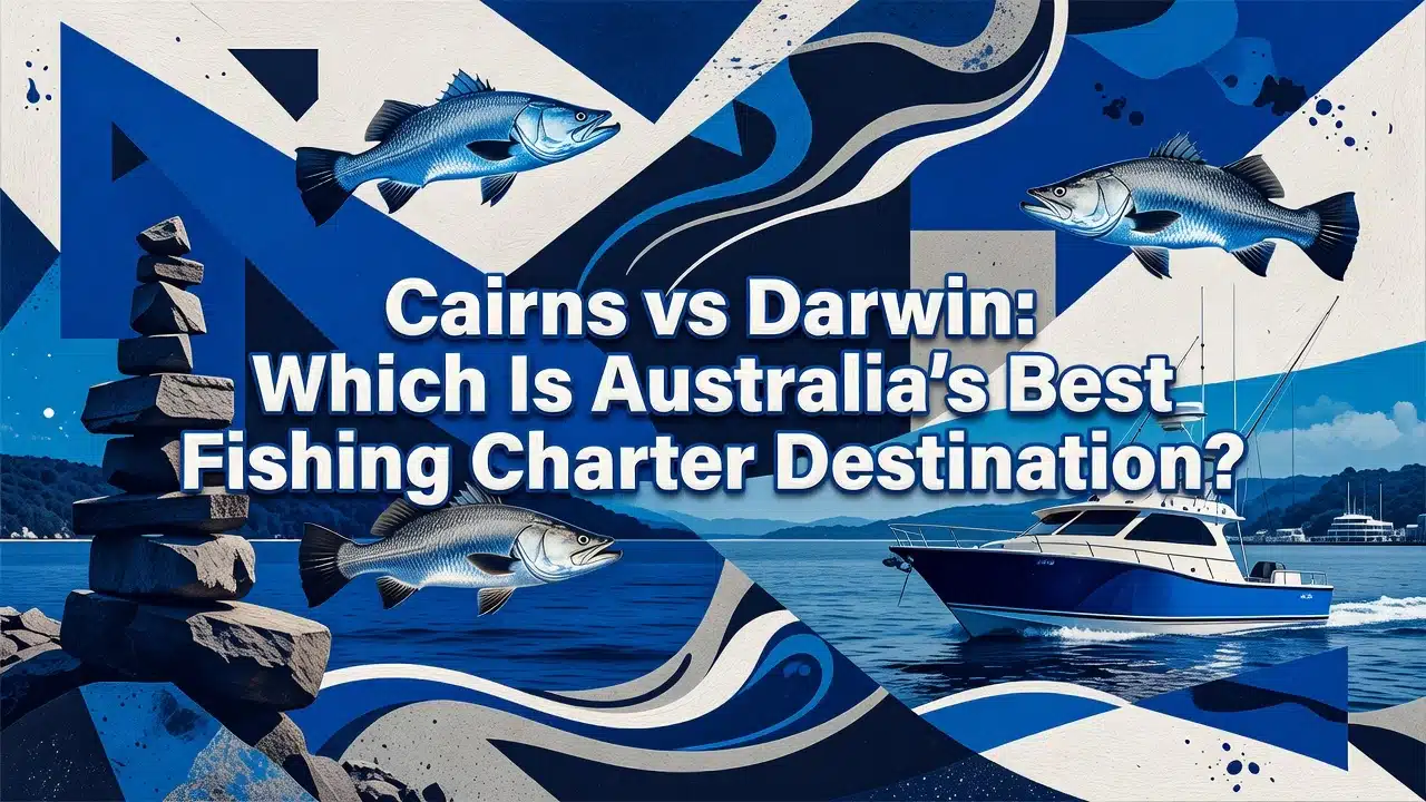 Professional header image for comparison analysis: Cairns vs Darwin: Which Is Australia's Best Fishing Chart...