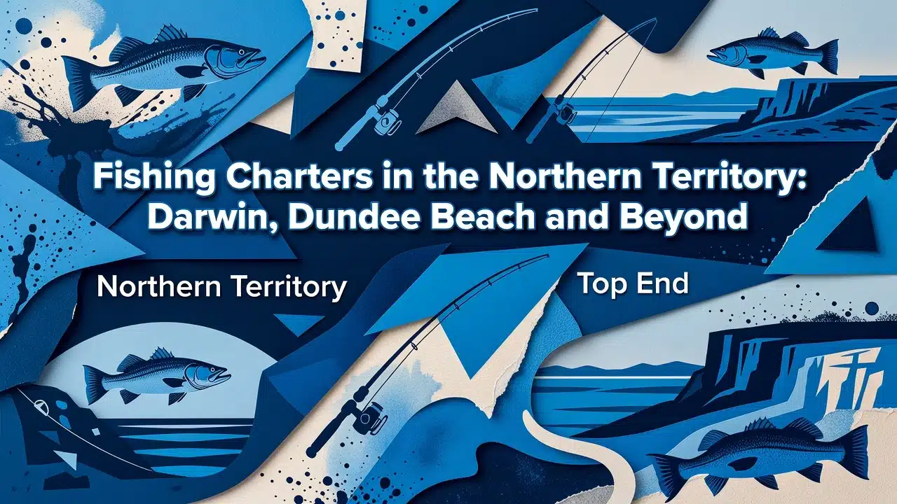 Professional header image for list-based article: Fishing Charters in the Northern Territory: Darwin, Dunde...
