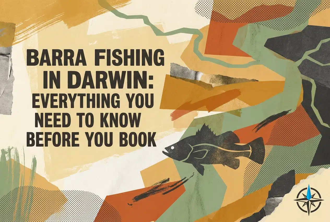 Professional header image for list-based article: Barra Fishing in Darwin: Everything You Need to Know Befo...