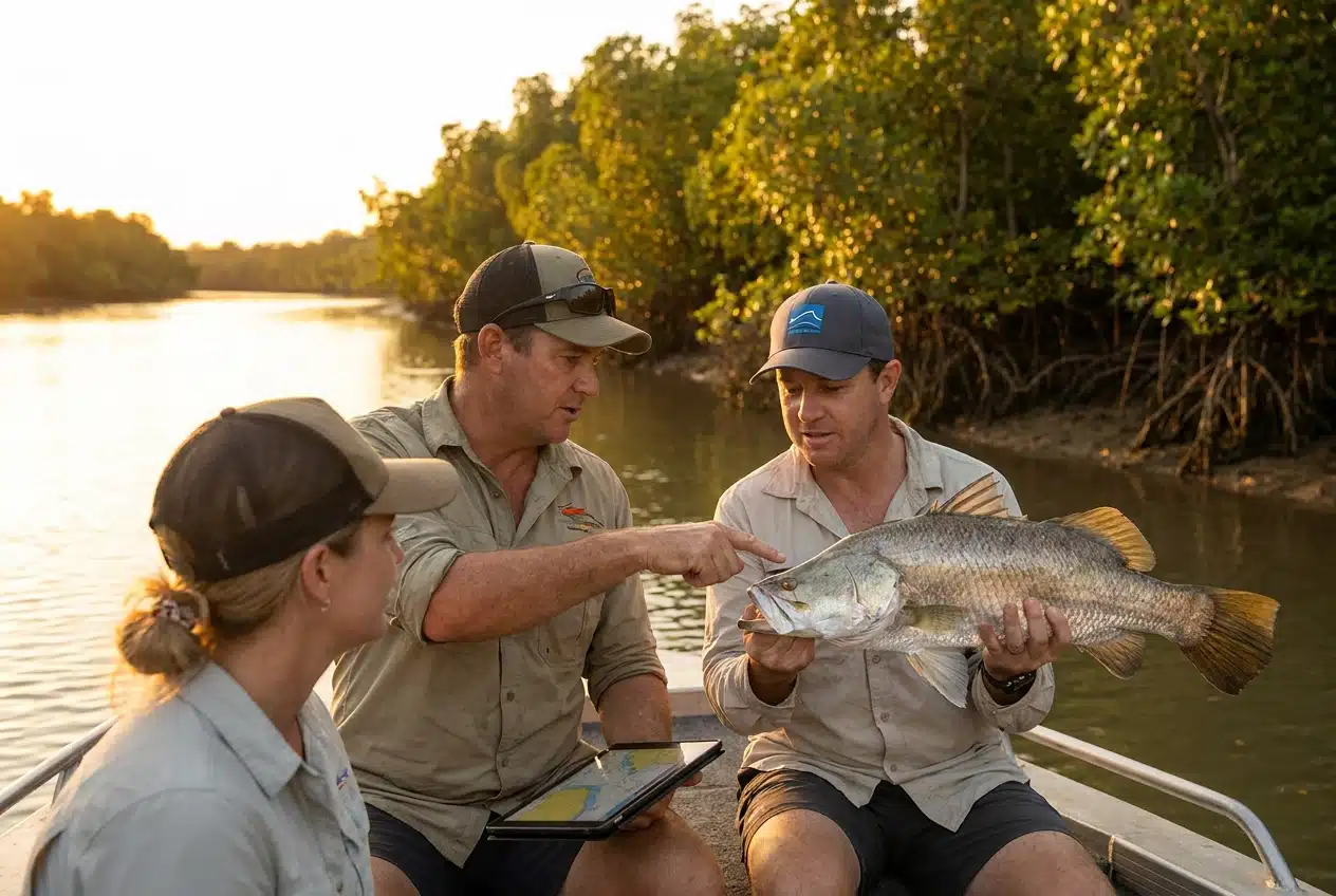Professional header image for informative article: Barra Fishing Trips in Darwin Compared Before You Book