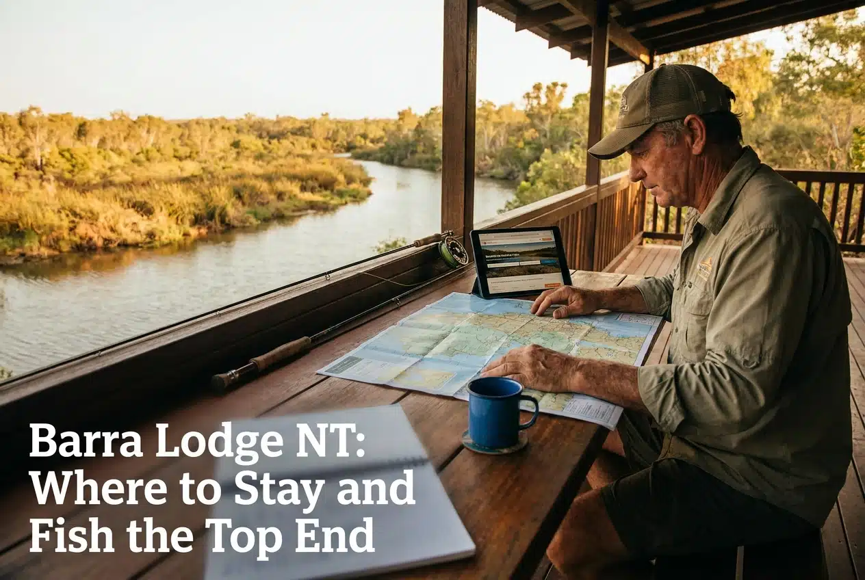 Professional header image for informative article: Barra Lodge NT: Where to Stay and Fish the Top End